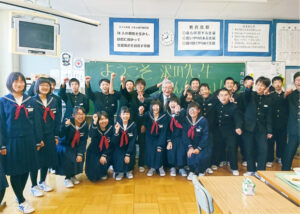 相馬中学校の職場体験