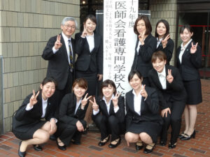 看護専門学校の入学式