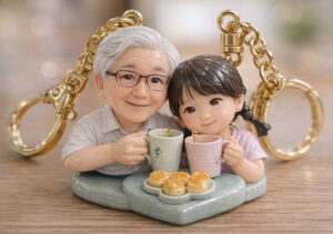 孫との会話とペアカップ