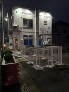 事務室、玄関のリフォームが完了しました